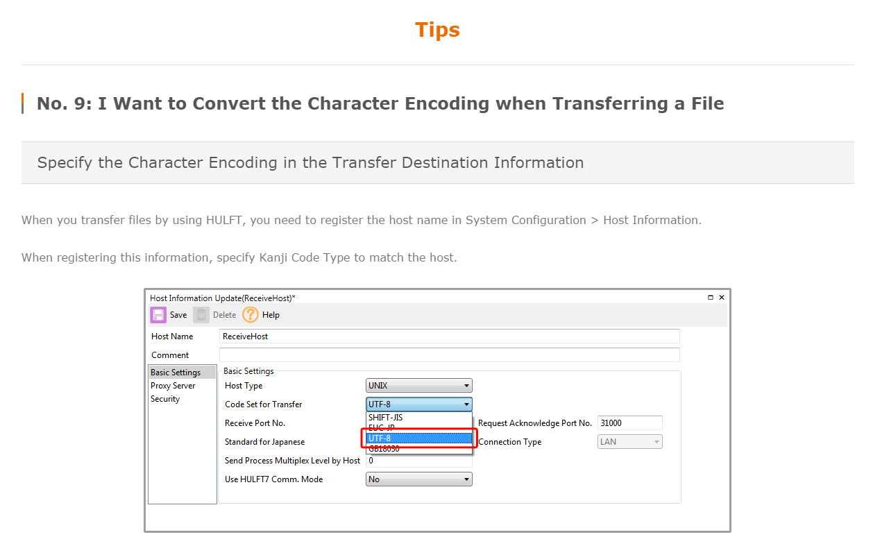 Technical Tips